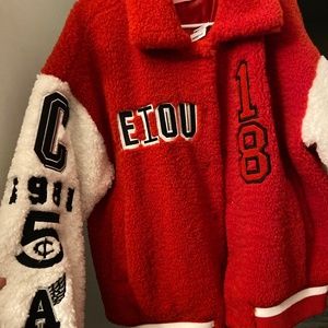 AZALEA WANG Pick a Vowel Varsity Jacket